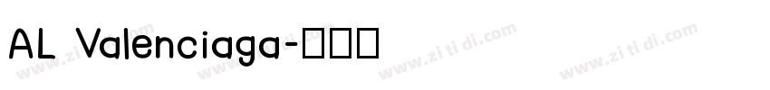 AL Valenciaga字体转换
